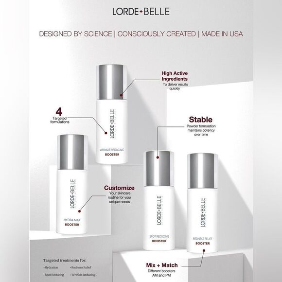 NIB Lorde + Belle BOOSTER BUNDLE OF ALL 5: use with Repair Serum - MSRP $249 - Picture 4 of 15